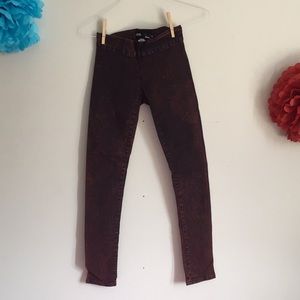 BDG Red Denim Leggings